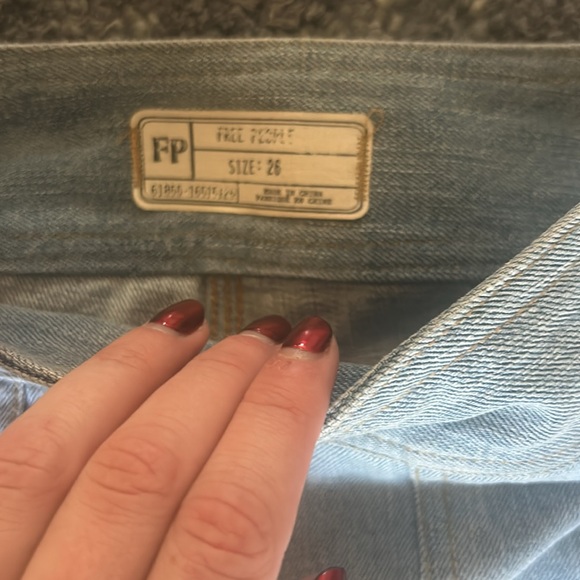 Free People Bell Bottom Jeans NWT - Picture 5 of 5